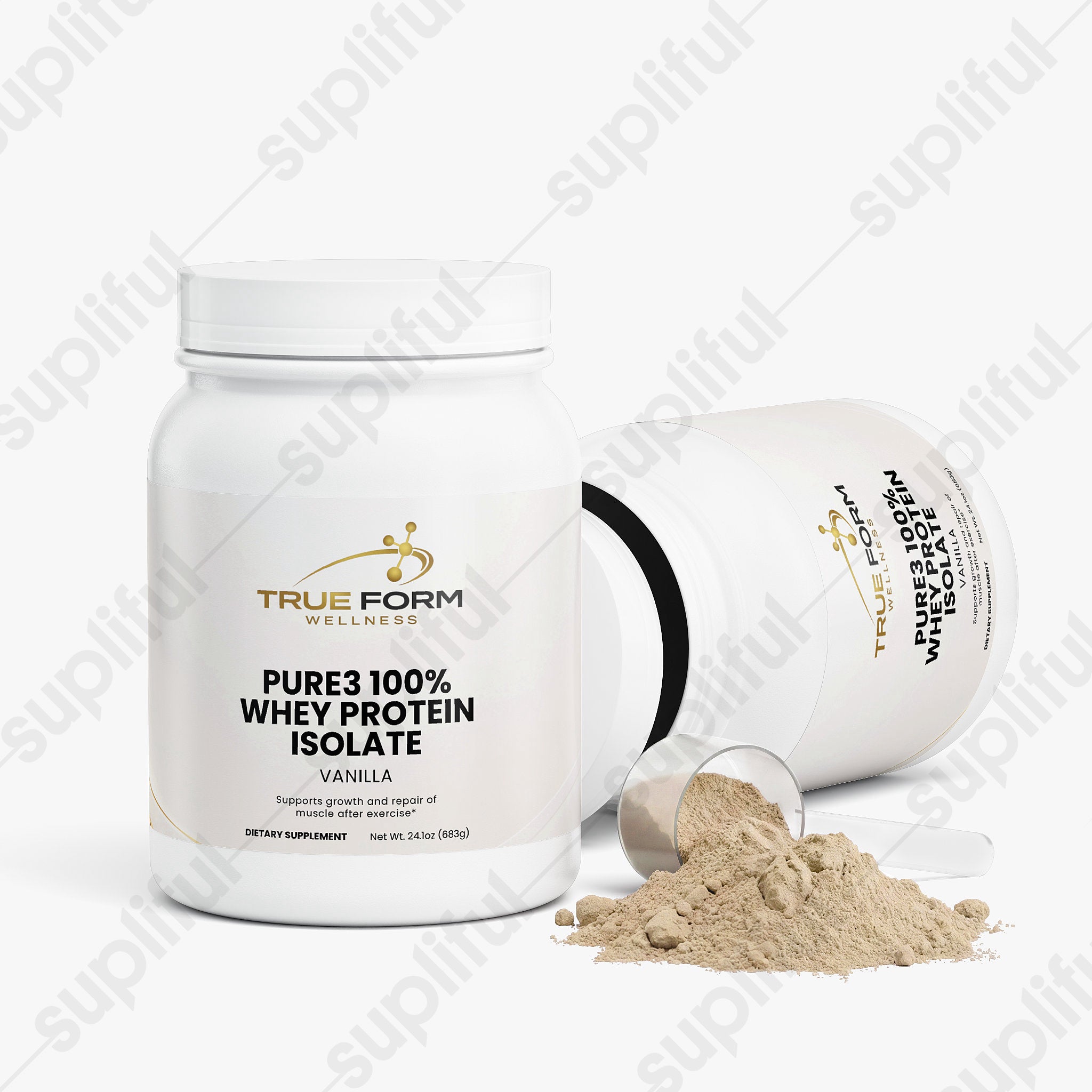 Pure3 100% Whey Protein Isolate (Vanilla)
